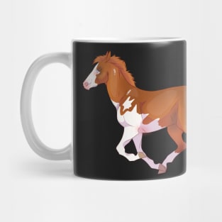 Sabino Horse Galloping Mug